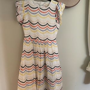 NWOT Just Me eyelet pastel dress